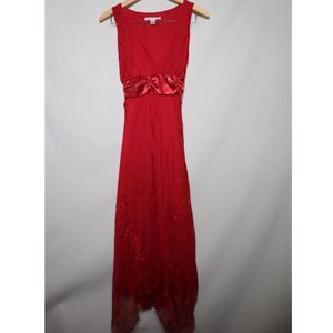 Elegant Red Formal Maxi Dress